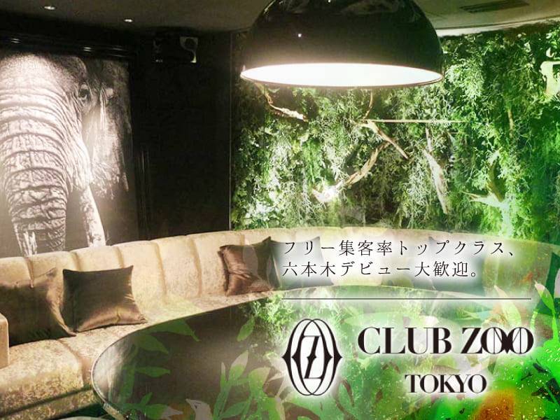 フリー集客率トップクラス、
六本木デビュー大歓迎。
CLUB ZOO TOKYO