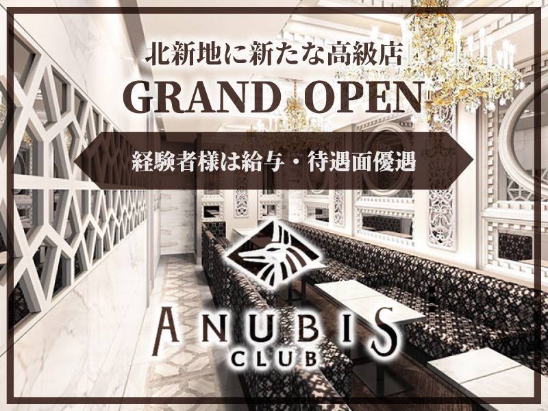 北新地に新たな高級店
GRAND OPEN
経験者様は給与・待遇面優遇

ANUBIS CLUB